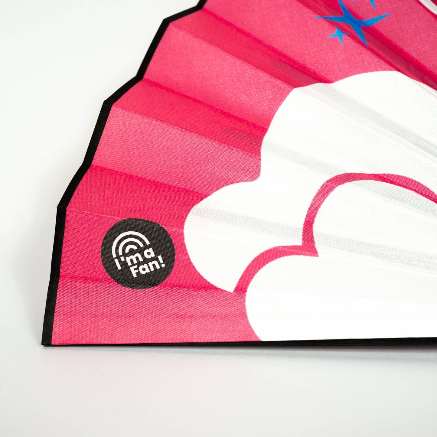 Nahaufnahme des Fächer Design Queen von I'm a Fan!