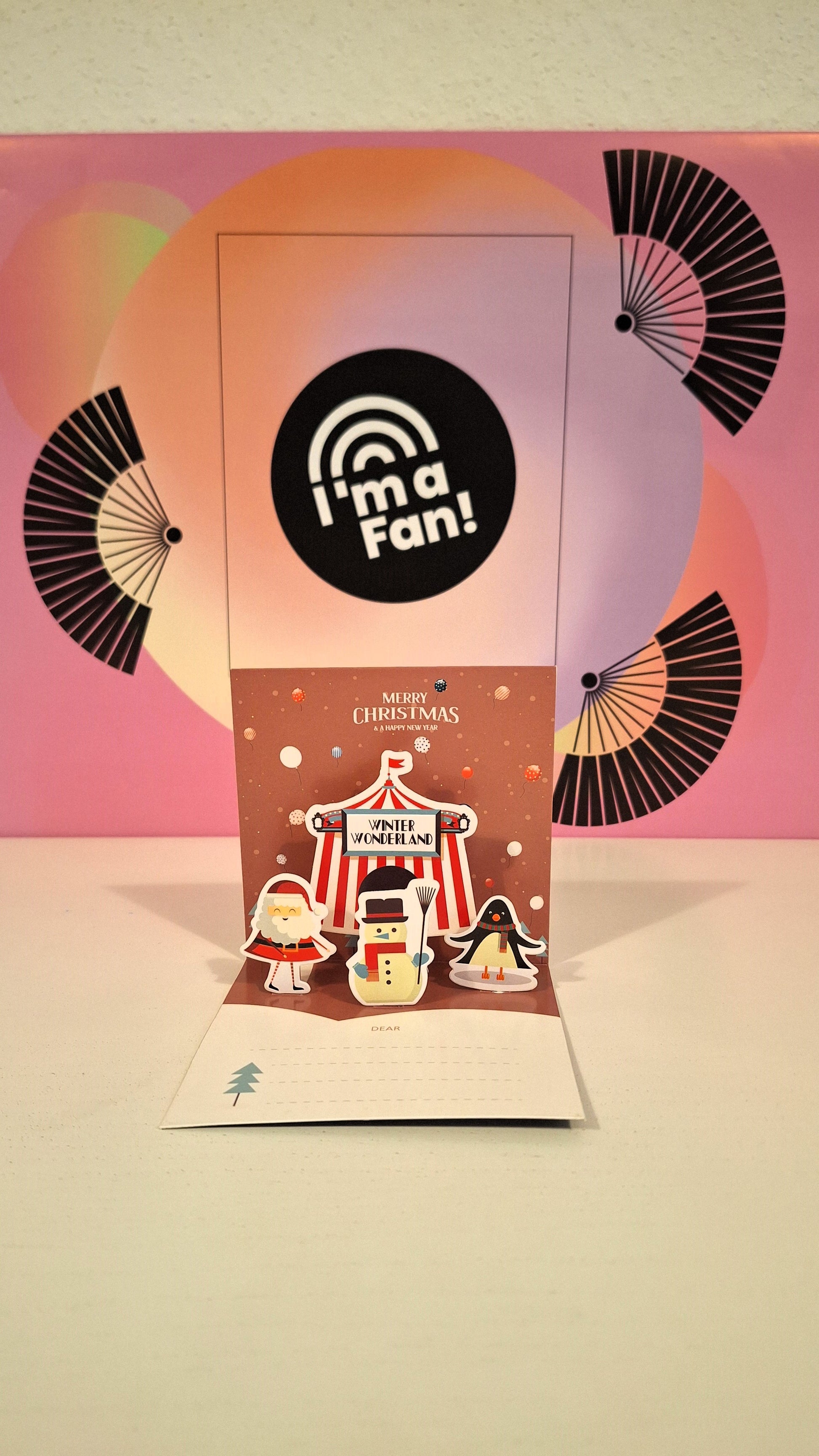 Weihnachtskarte Variante 2 Innenansicht